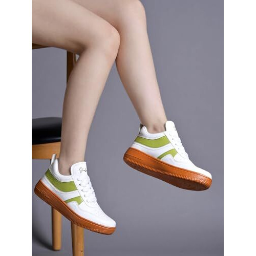 Shoetopia Casual Sports Shoe Sneakers Casuals For Women & Girls /Eu40 Green
