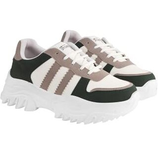 Shoetopia Smart Casual Comfortable Black Sneakers For Women & Girls /Eu39