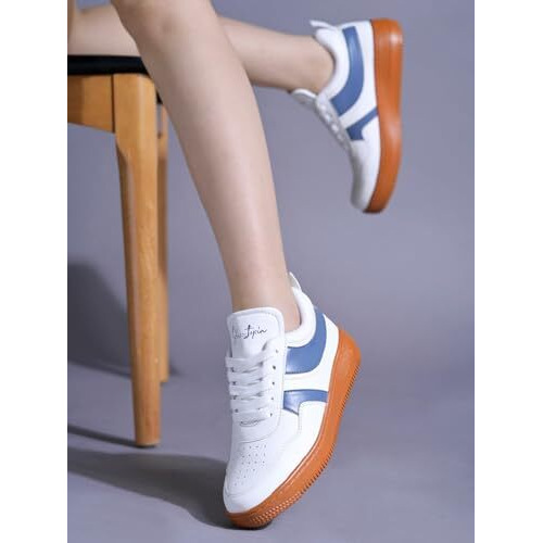 Shoetopia Casual Sports Shoe Sneakers Casuals For Women & Girls /Eu40 Blue