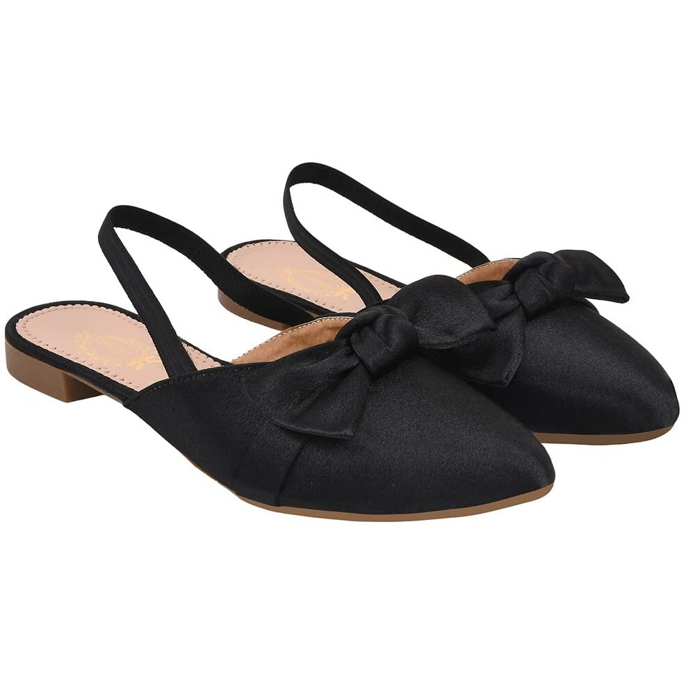 Shoetopia Girls Dn-401 Black Flat Sandal - 4 Uk (Girls-Dn-401-Black)