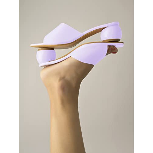 Shoetopia Girls Micro Purple Heeled Sandal - 3 Uk (Girls-Micro-Purple)