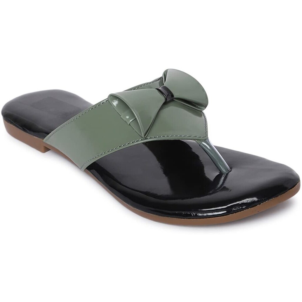 Ortho Joy Women's Extra-Soft Stylish Fancy Doctor Slippers - Green