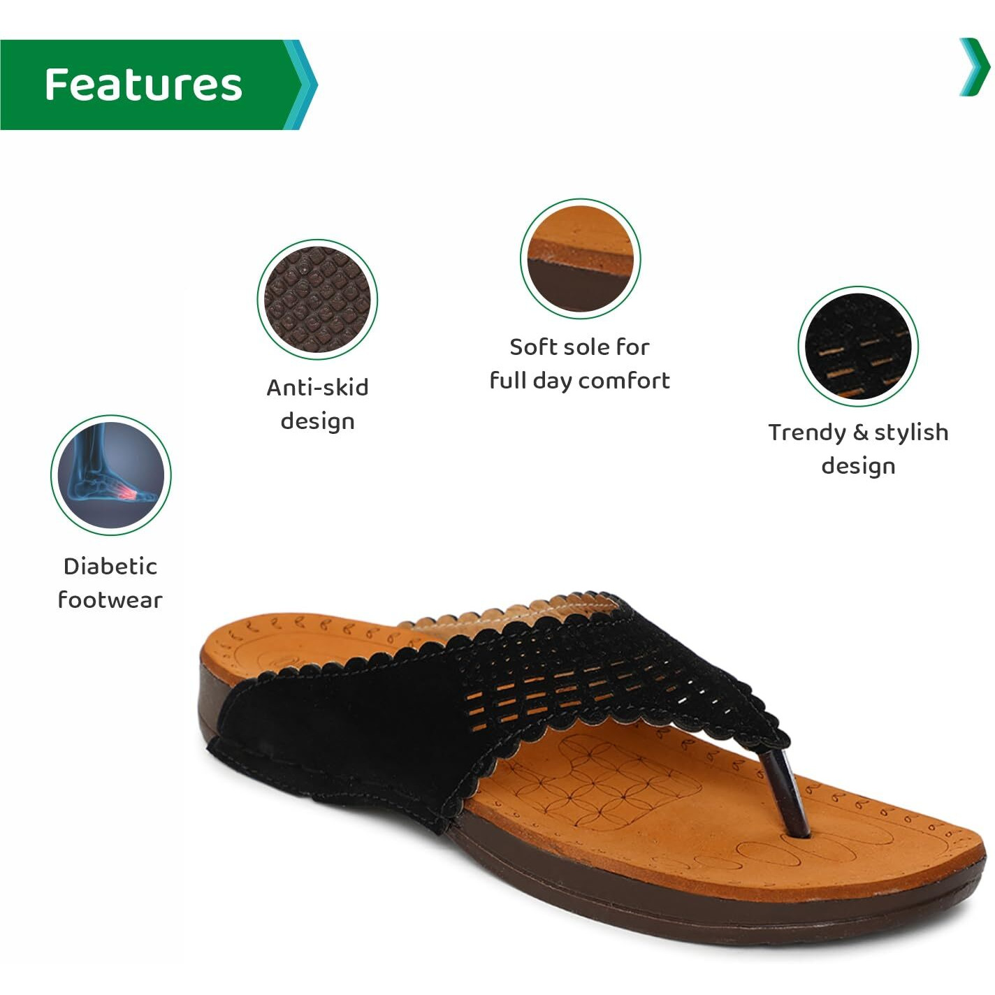 Ortho Joy Doctor Slipper For Women || Orthopedic Fashionable Women's Slipper