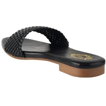 Shoetopia Smart Casual Black Flats For Women & Girls /Eu37