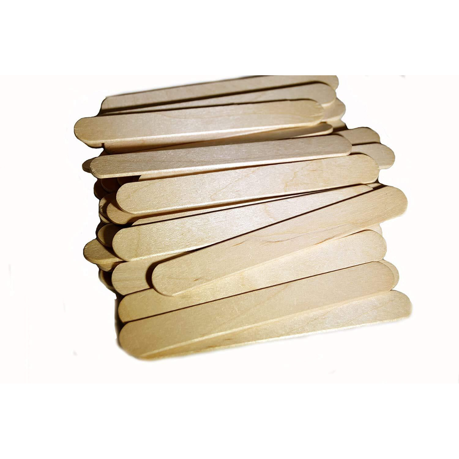 Natural Wooden Jumbo Craft Stix. Pack Of 500