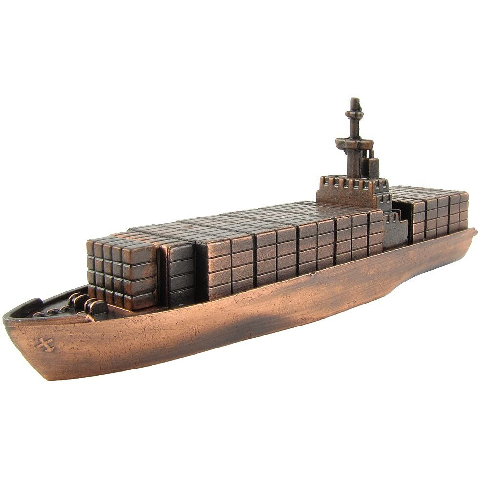 Iiv Container Cargo Ship Model Die Cast Pencil Sharpener