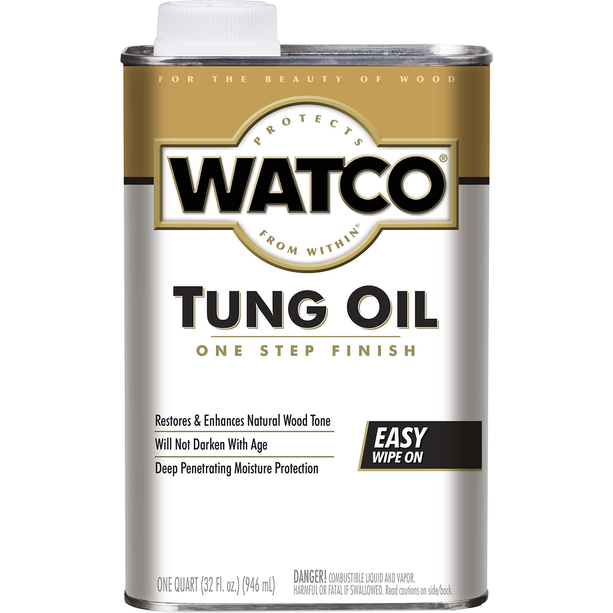 Rust-Oleum Watco Tung Oil Interior Wood Synthetic Furniture Polish/Varnish, 947 Ml (Clear)