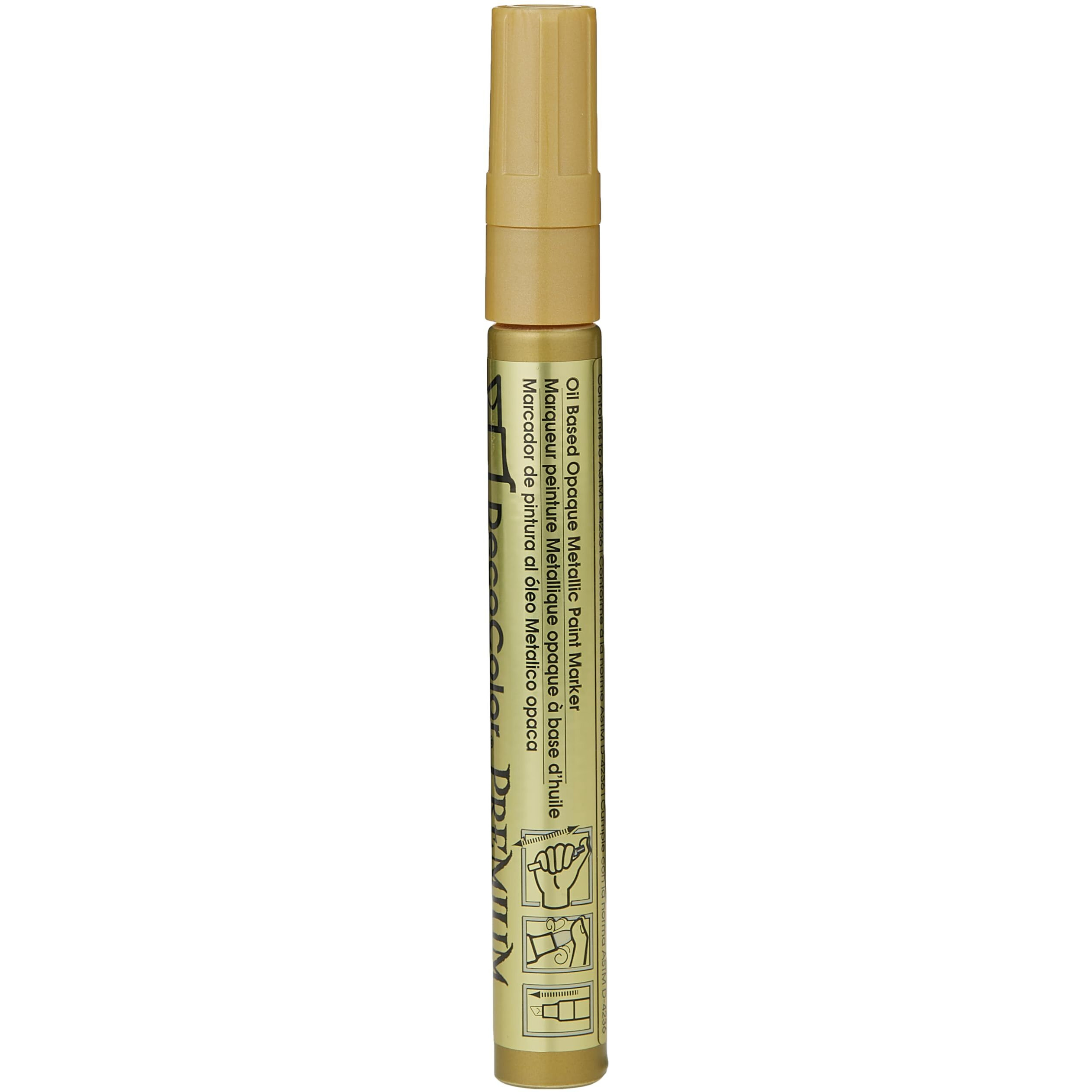 Uchida Decocolor Premium Chisel Tip Marker Gold