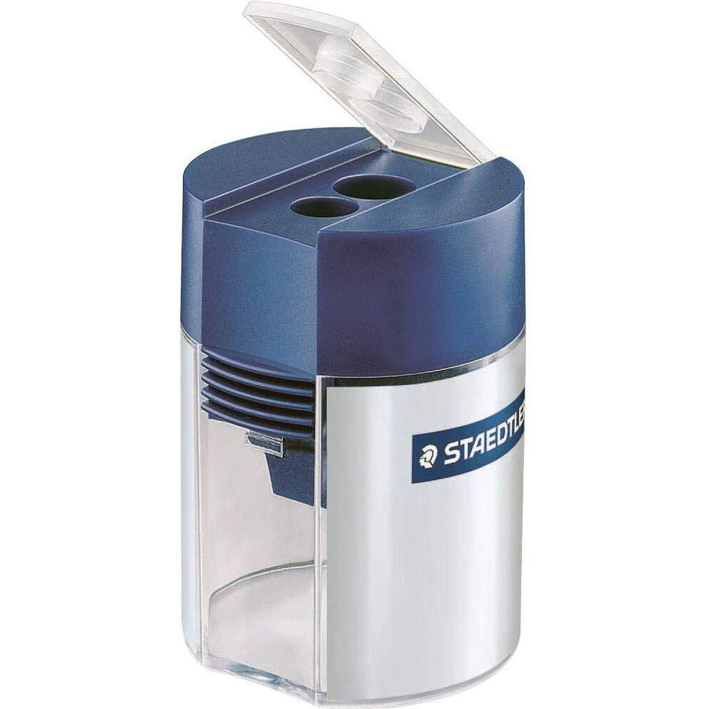 Staedtler Double-Hole Tub Pencil Metal Sharpener