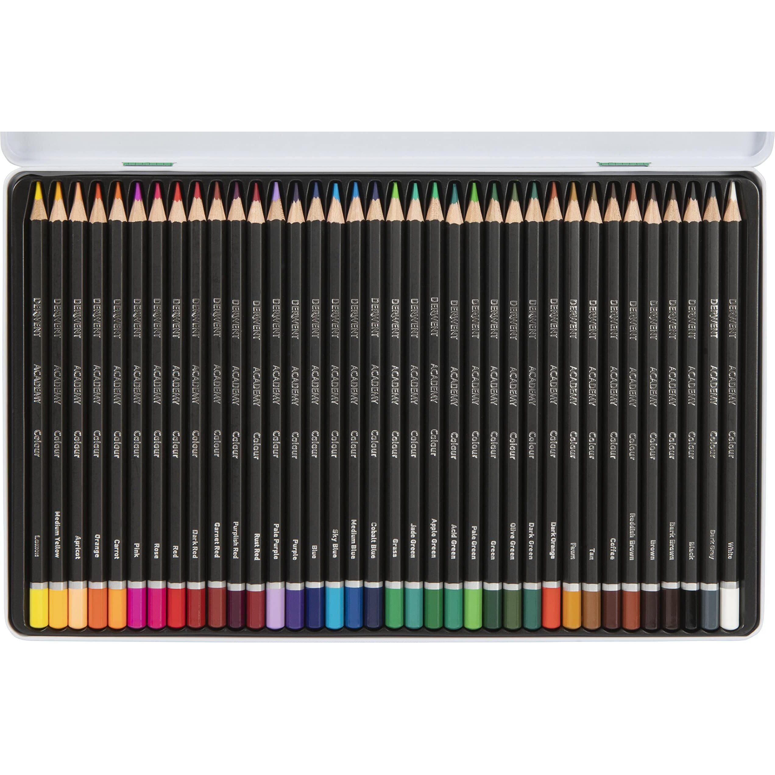 Derwent Academy Colouring Pencils Tin (Set Of 36)
