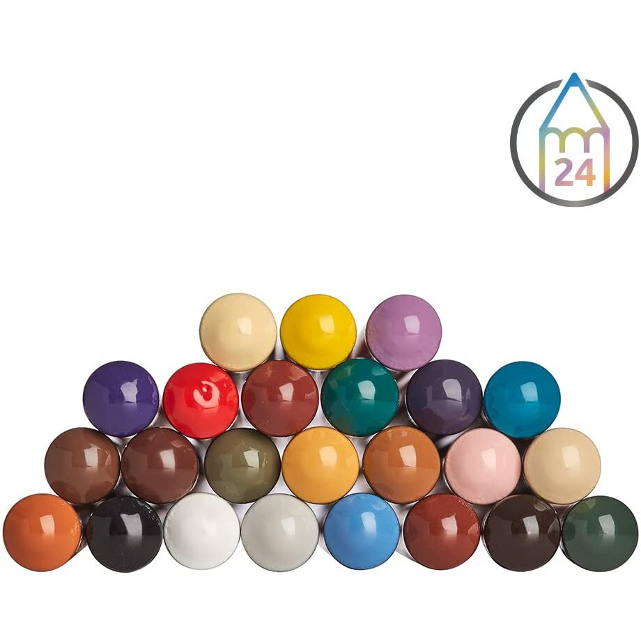 Derwent Lightfast Colour Pencils, 4Mm Round Premium Core Strength, Creamy Texture, Ideal For Fine Art Drawing & Colouring, Professional Quality, 2302720 (Set Of 24)