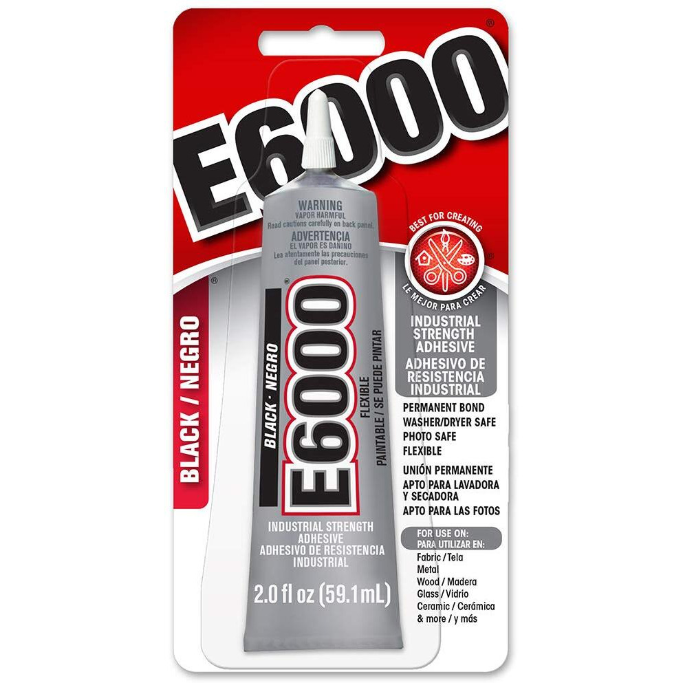 E6000 Multipurpose Adhesive, Black, 2 Oz