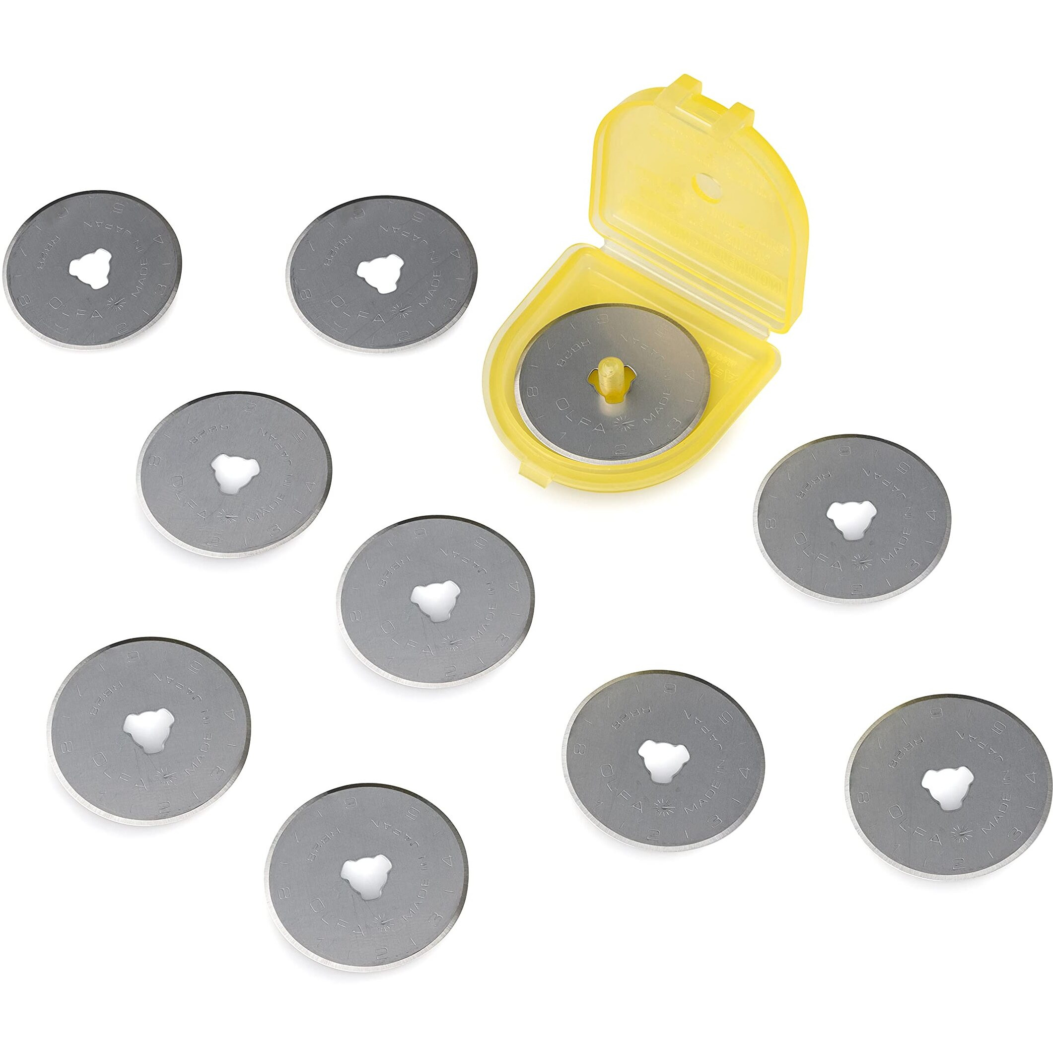 Olfa 28Mm Rotary Blade Refill- 10 Per Package