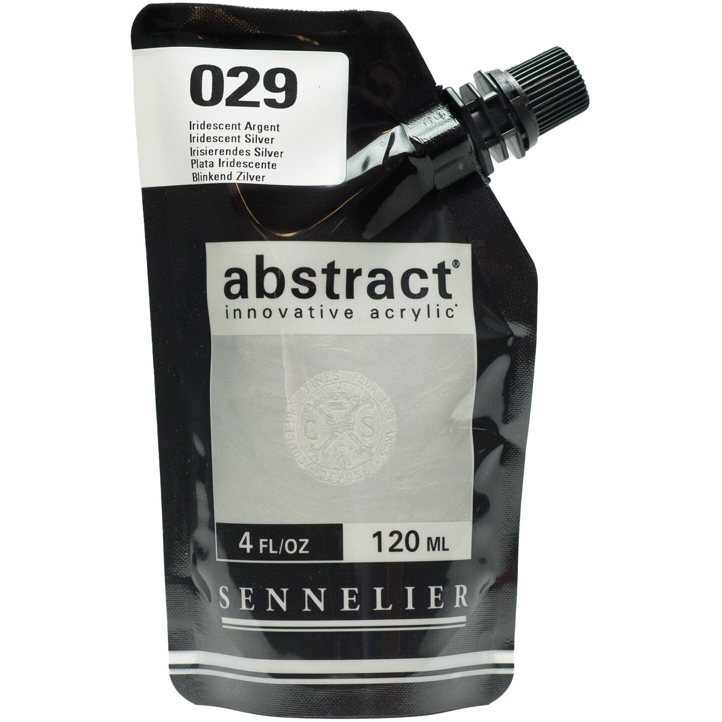Sennelier Abstract Artist Acrylic 120 Ml Pouch (Iridescent Silver)