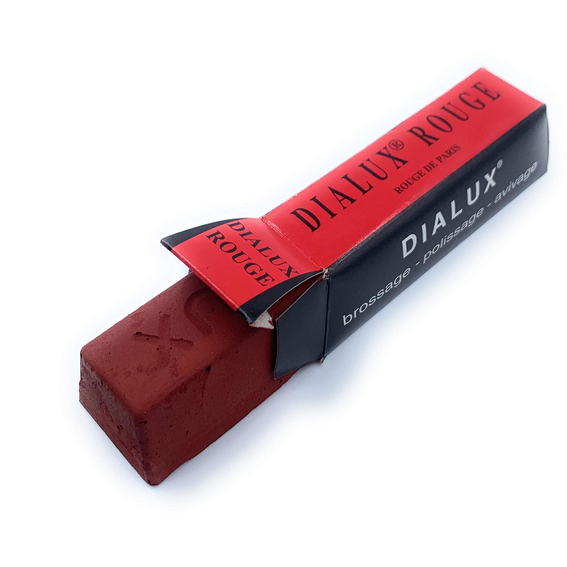 Aone Dialux Red High Polishing Rouge Bar Used On Gold, Silver & Brass For High Mirror Finish Polishing For Jewellery Making & Repair, Watchmaking, Model Making & Hobby Crafts Diy