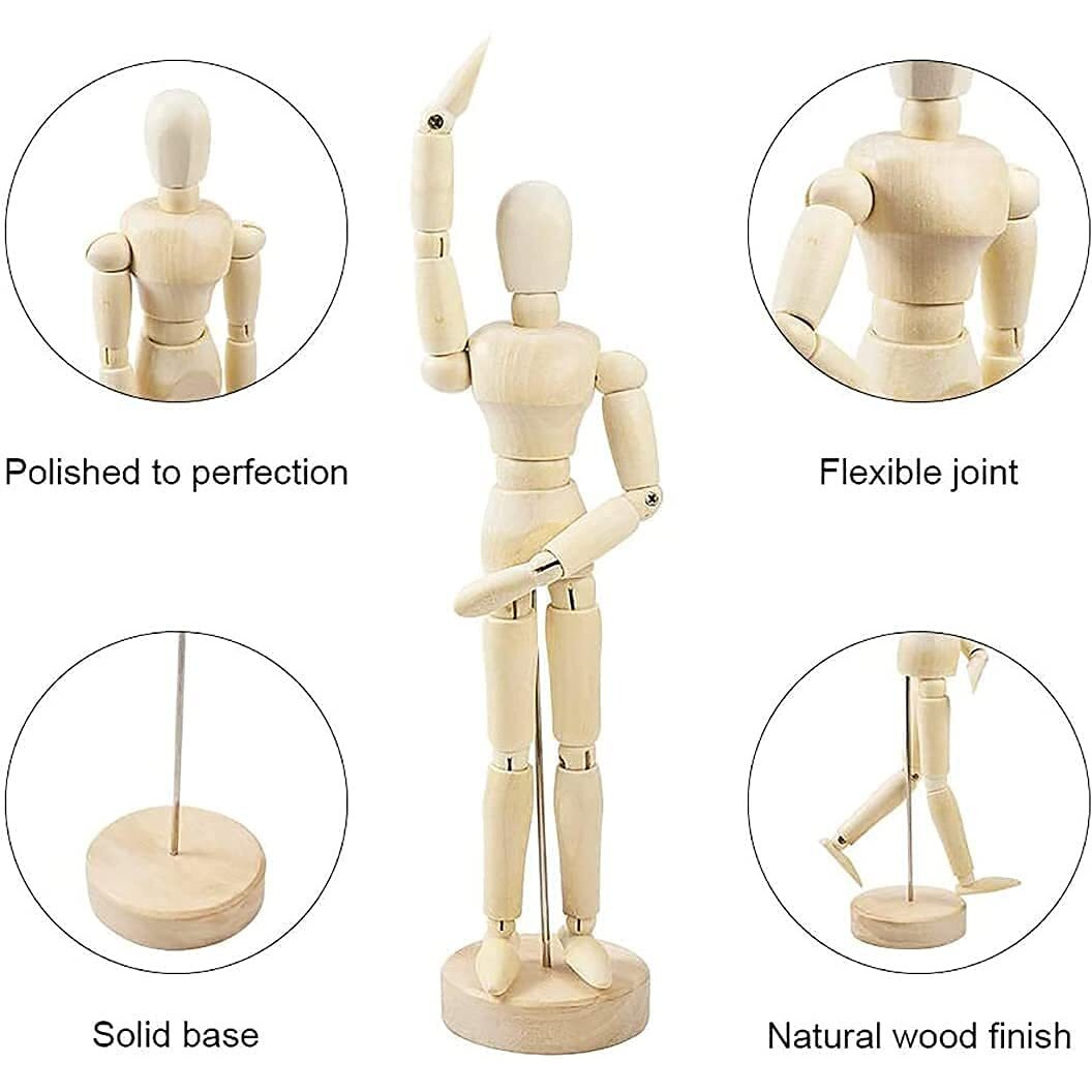 Worison Human Manikin,Mannequin- 5.5 Inch