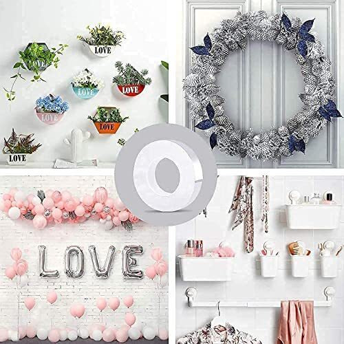 Zexrel Nano Double Sided Tape Heavy Duty | Multipurpose Removable Traceless Mounting Adhesive Tape For Walls |Washable Reusable Strong Sticky Strips Double Side Tape Grip Tape |Anti-Slip Gel
