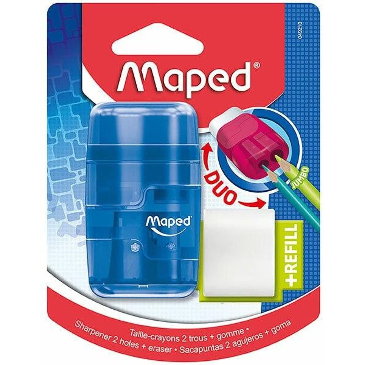 Maped Connect - 2 Holes Basic With Earser Blister