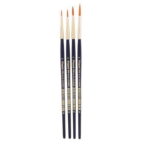 Maped Round Brush Set - Pack Of 4
