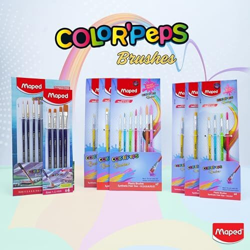 Maped Round Brush Set - Pack Of 4