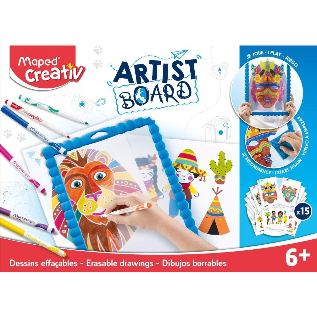 Maped Creativ Erasable Drawings-Masks