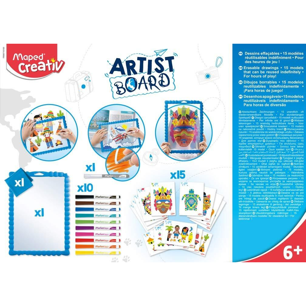 Maped Creativ Erasable Drawings-Masks