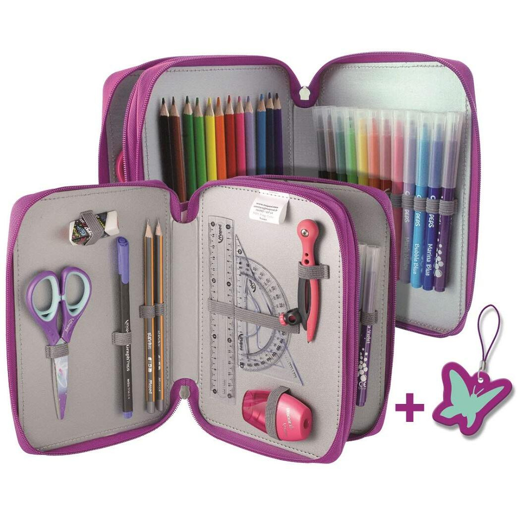 Maped Butterfly Stationery Kit (Multicolor)