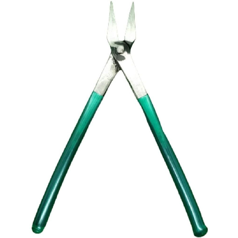 Ilika Jewellery Making Tool Iron Sansi/Pakkad/Round Nose Pliers Holder With Plastic Handle Smart For Holding Hot Product Or Jewellery Cutter/Kitchen Tool Straight Type (Jewellery Sada Pakad)