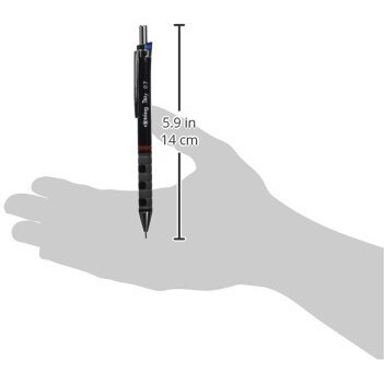 Rotring Roting - Pencil Tikky Ii - Mechanical Pencil Black - Use 0.7 Mm Leads