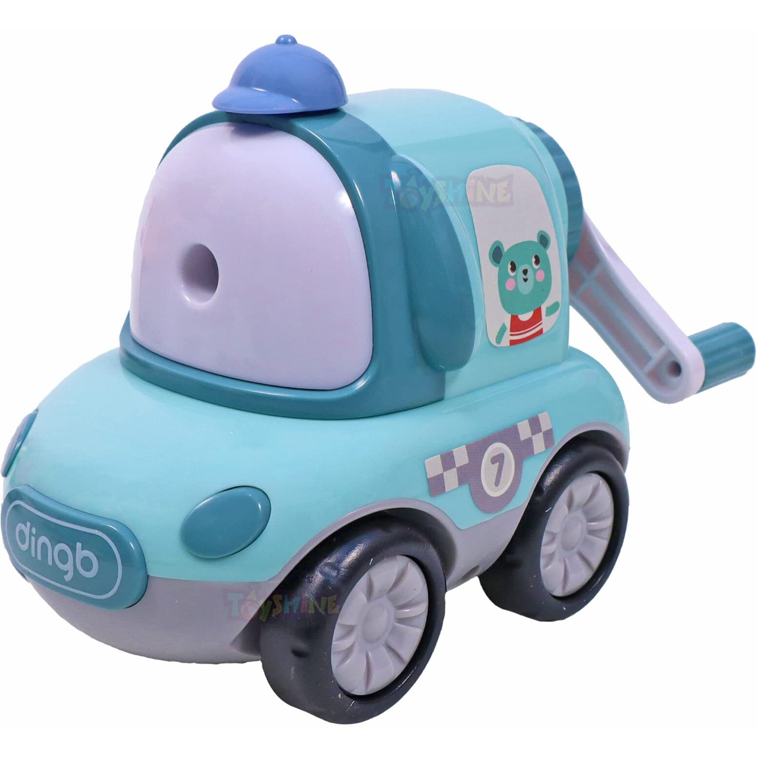 Kunya Car Shaped Pencil Sharpener, Cute Design Super Point Manual Pencil Sharpener For School Stationary And Gift For Kids (Random Colour) Pack Of 1