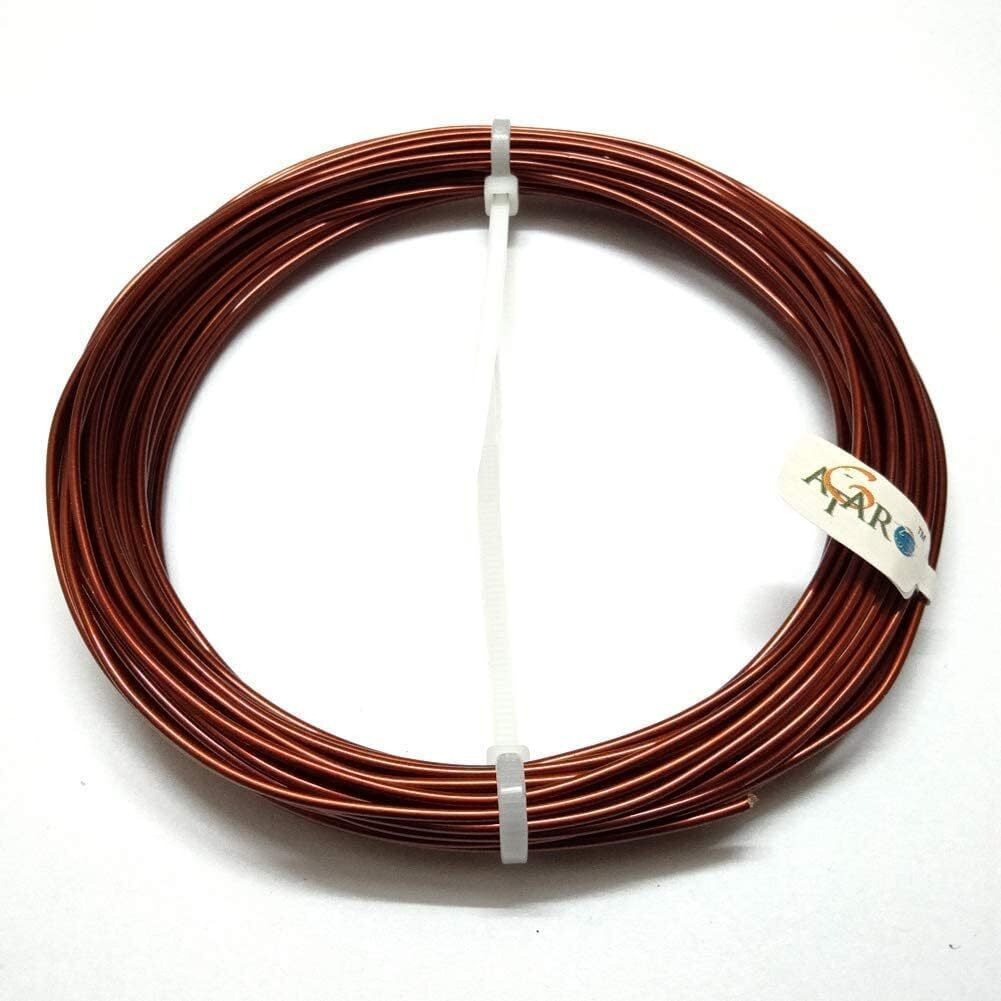 Atar Enamelled Copper Wire Size 16 Gauge 8 Meter Length For Craft Work, Jewelry Making, Repairing Atcw1