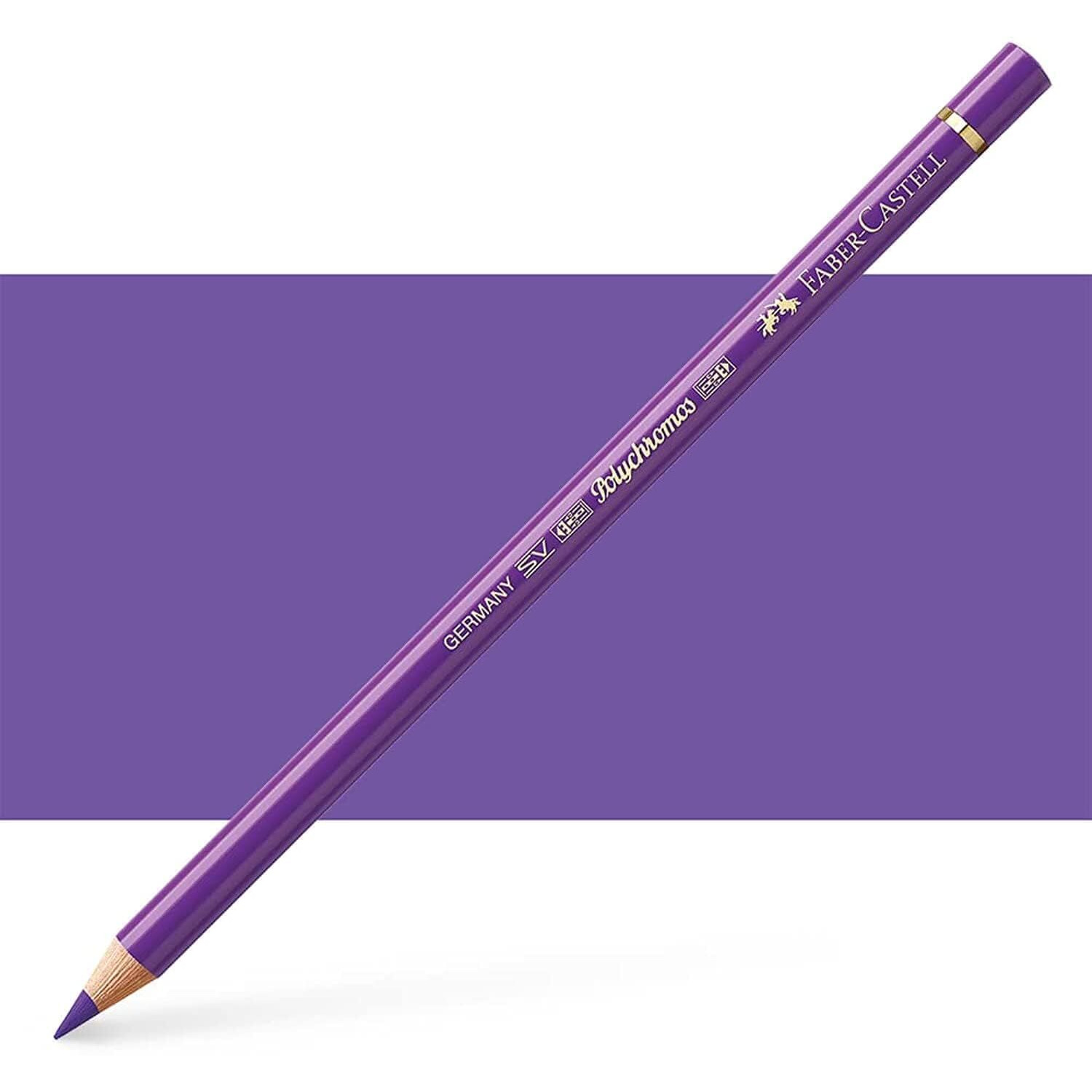 Faber-Castell 110136 Polychromos Artist Colour Pencils Purple Violet