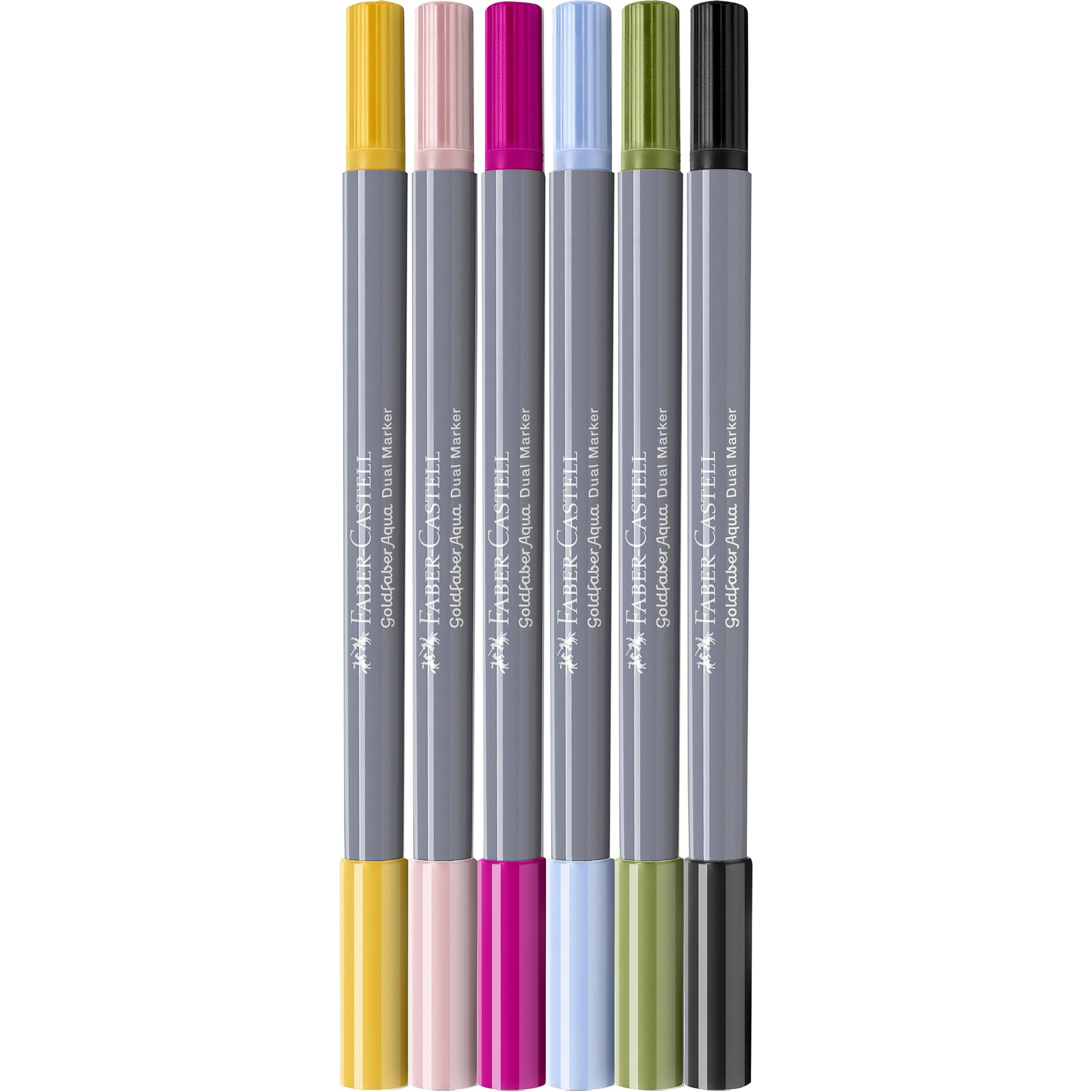 Goldfaber Aqua Dual Marker Wallet Of 6, Lettering