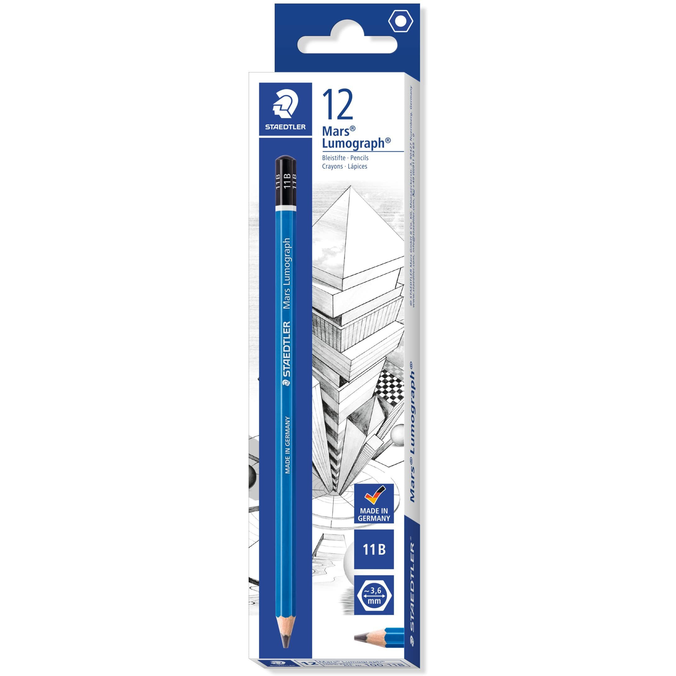 Staedtler Mars Lumograph Degree 11B Pencils (Pack Of 12)
