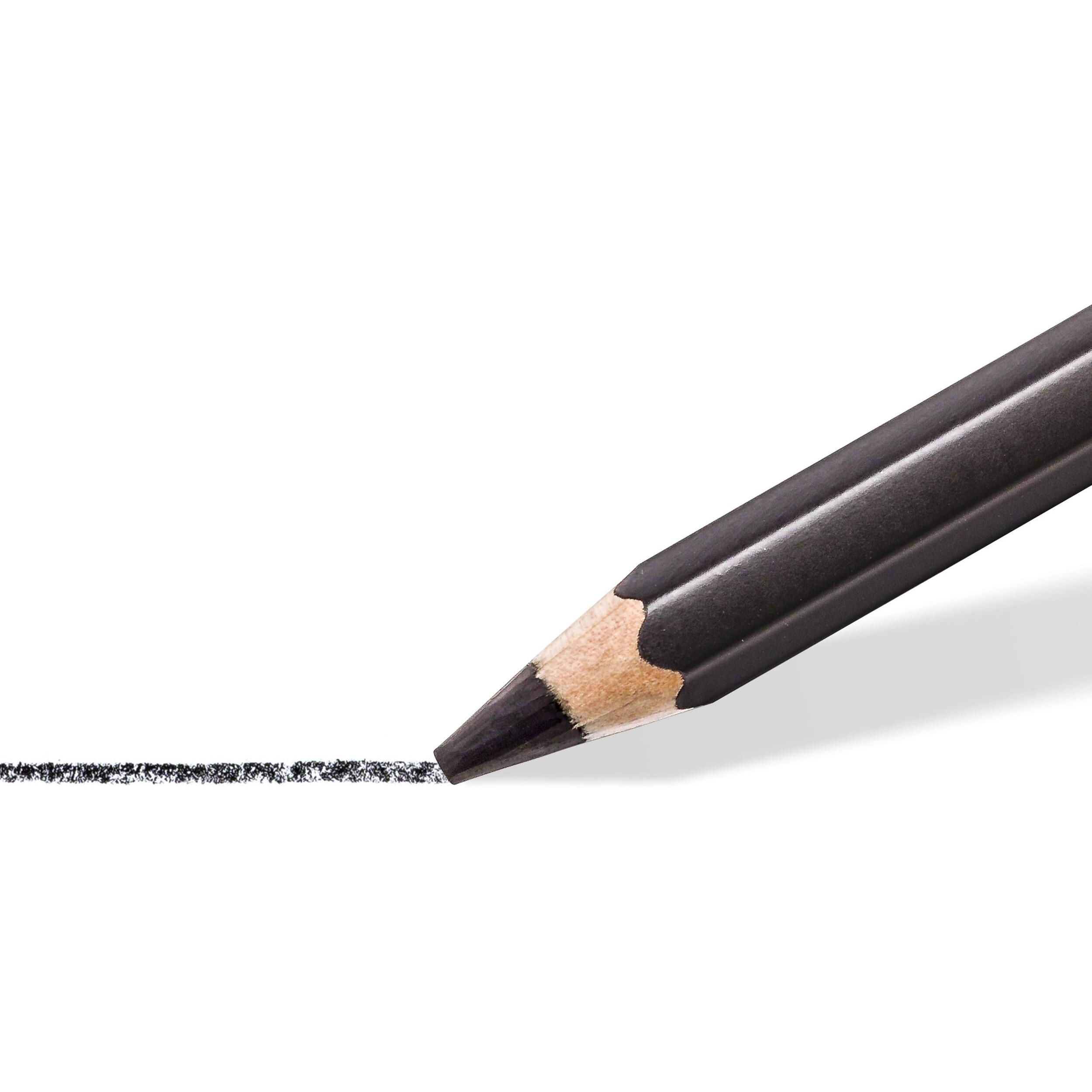 Staedtler Mars Lumograph Black Art Pencils, Presharpened 8B Artist Pencils, Box Of 12