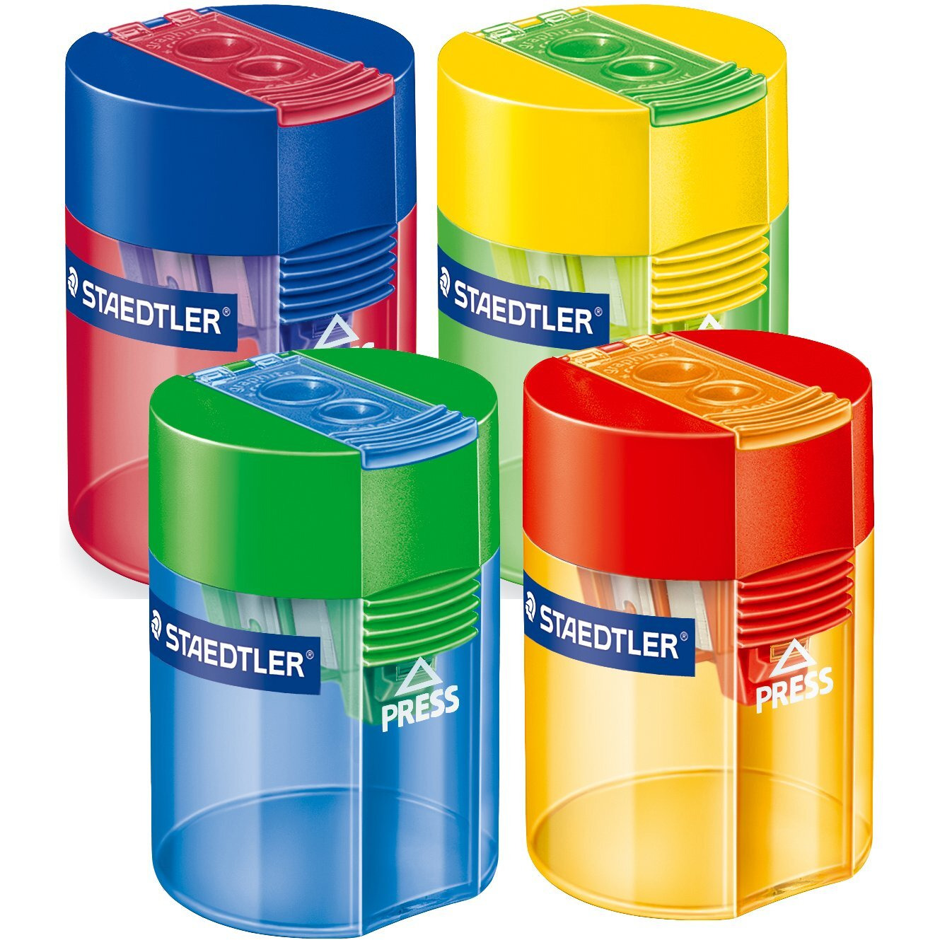 Staedtler Tub Sharpner Single Hole (Multicolor)