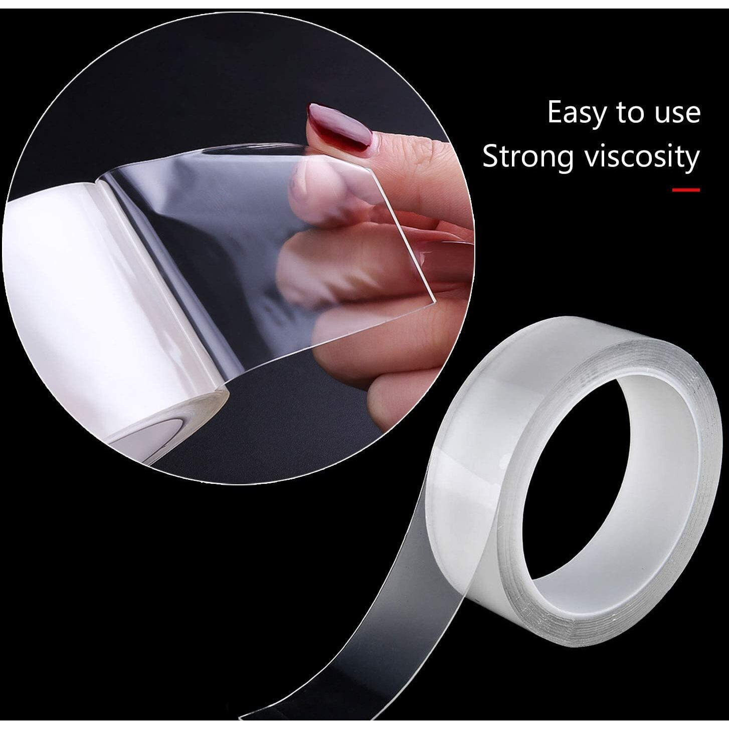 Brelvik New All In One Waterproof Tape Transparent A To Z Tape Self-Adhesive Pool Water Seal Bathroom Gap Strip Silicone Transparent Tape..