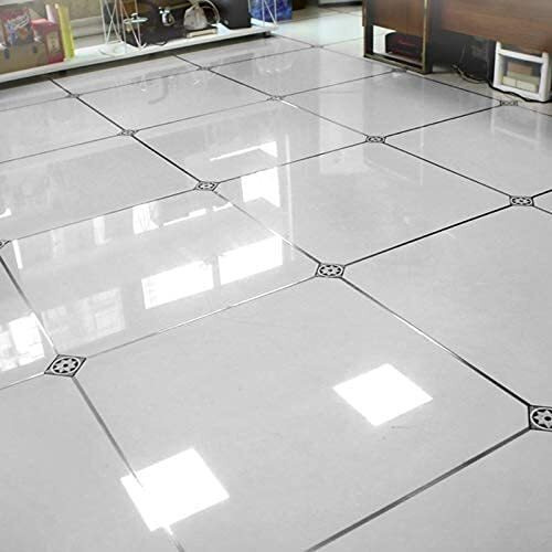 Donda Silver Tile Sticker Waterproof Gap Sealing Tape Strip Self-Adhesive Decoration Tape For Floor, Tiles And Wall Decoration (1Cm X 50M) (Silver)