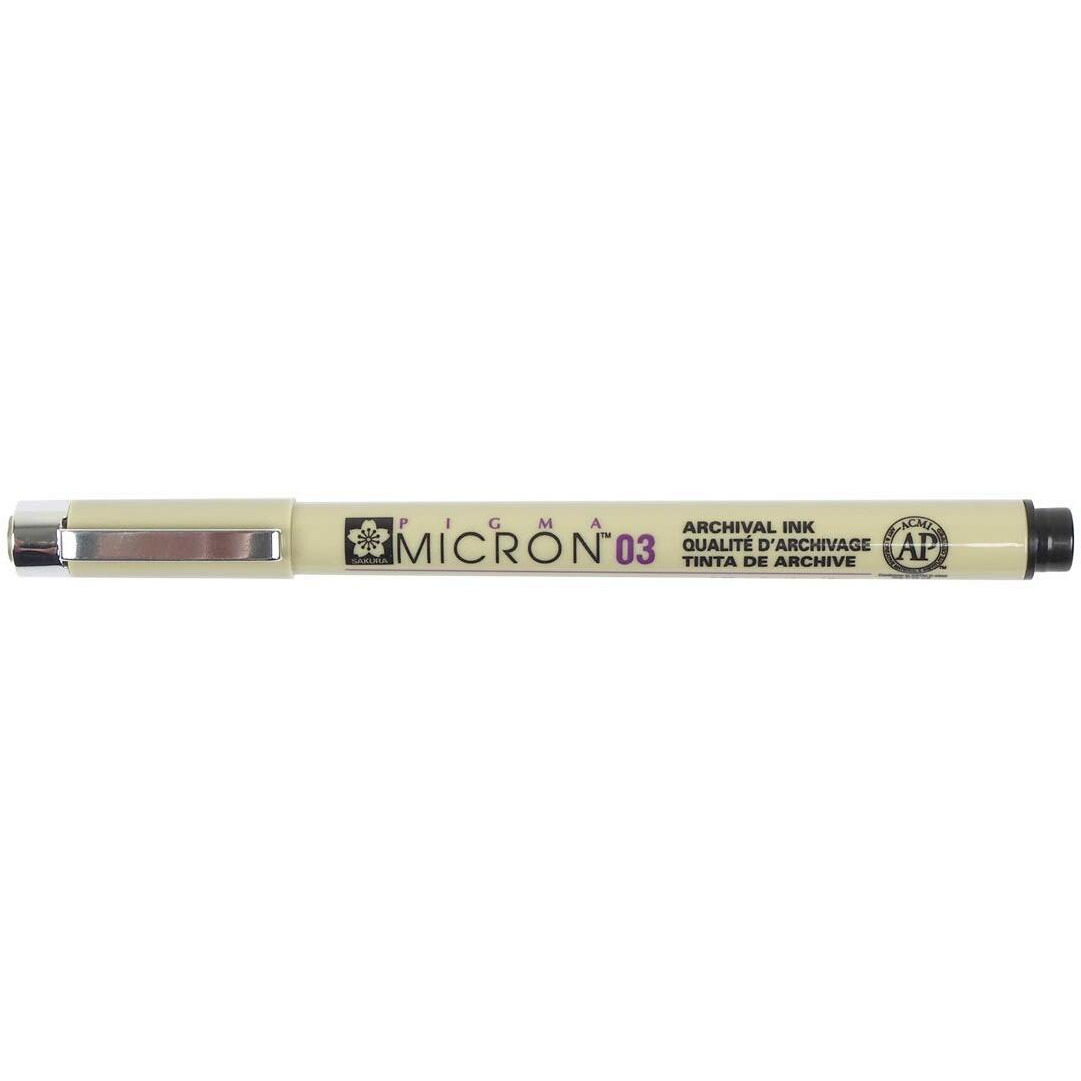 Sakura Pigma Micron Black Open Stock, Pack Of 3 Pens (03)