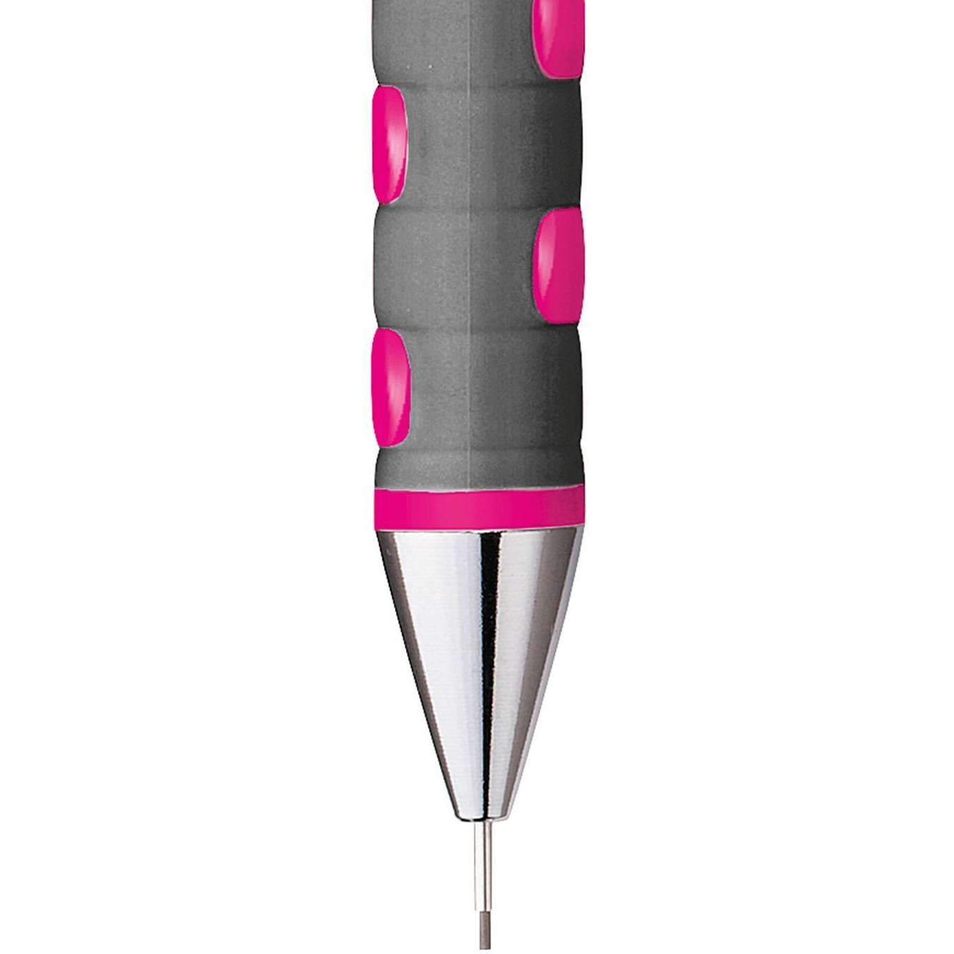 Rotring Tikky Mechanical Pencil, 0.5Mm, Neon Pink Plus 2B Lead Box & Eraser