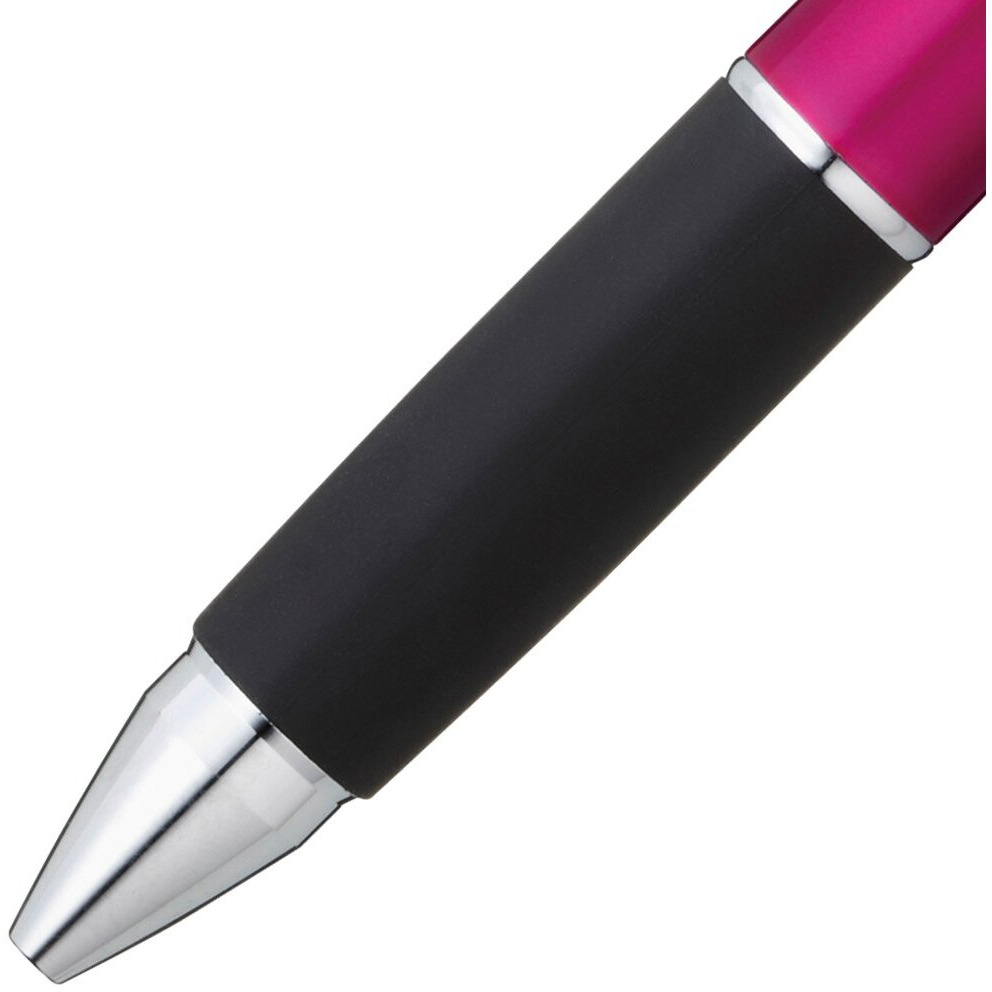 Uni-Ball Jetstream Msxes-1000 0.7Mm 4 Color Multifunctional Ball Point Pen With 0.5Mm Mechanical Pencil | Black, Blue, Red & Green Ink, Pink Body, Pack Of 1