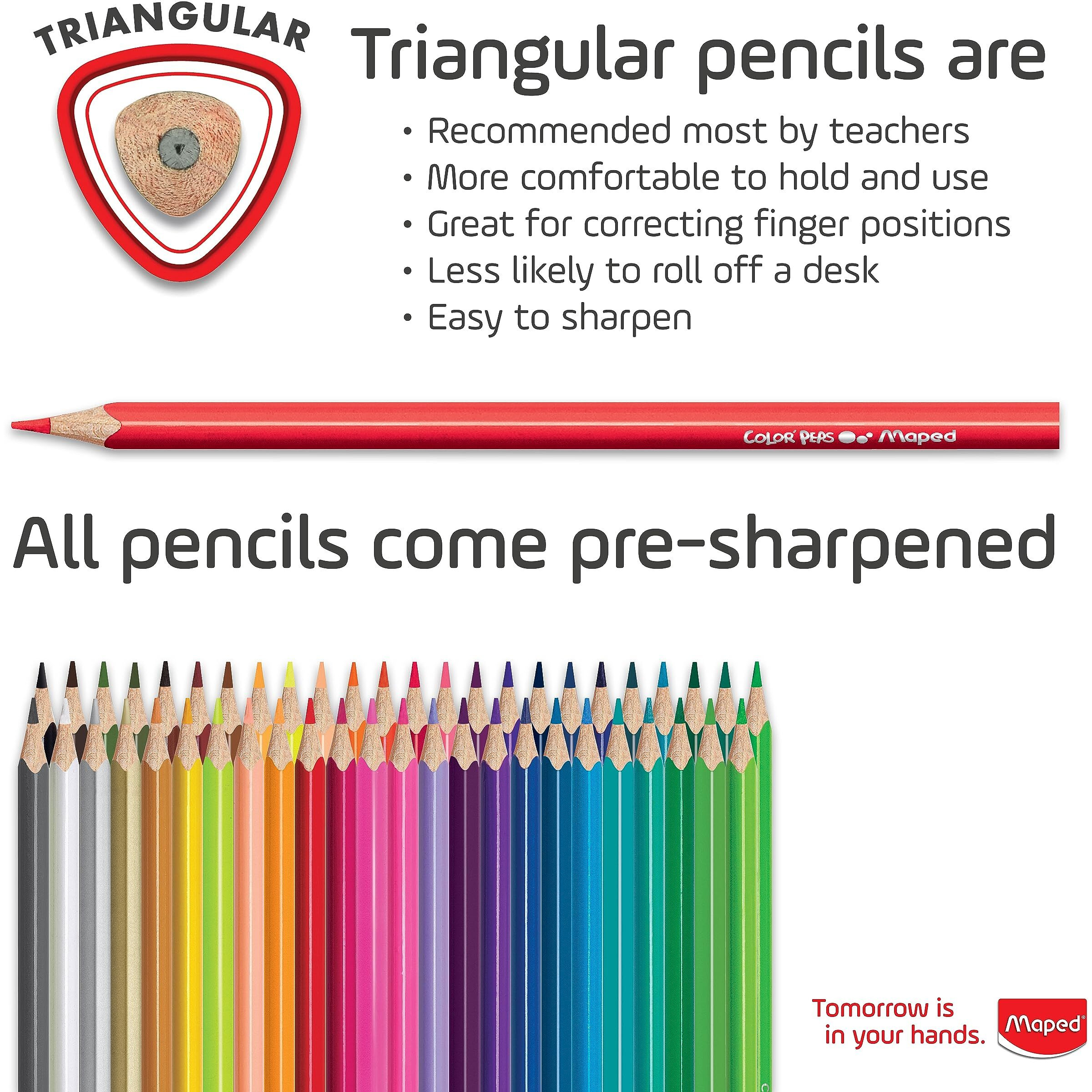 Maped Color'Peps Color Pencil Set - Pack Of 48 (Multicolor)