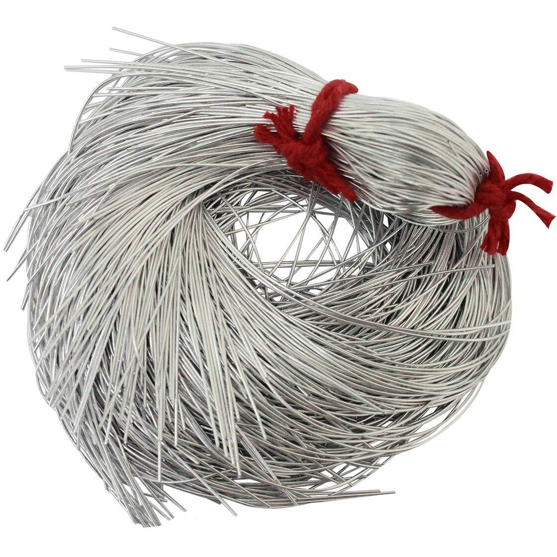 Embroiderymaterial Dapka For Aari & Zardosi Embroidery & Jewellery Work,0.5Mm, Smooth Finish, Silver Color(100 Gram)