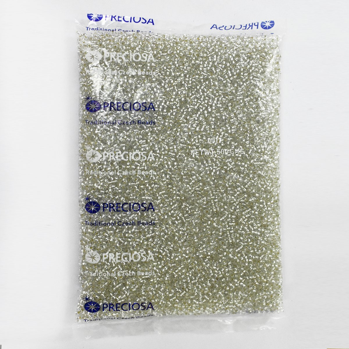 Embroiderymaterial 8/0 Silver Color Preciosa Seed Beads For Jewellery Making, Craft, Bracelet Making, Embroidery Work, Hair Accessories, Hair Band Making, Bag Making Etc. (100 Gram, 8/0, 3Mm)