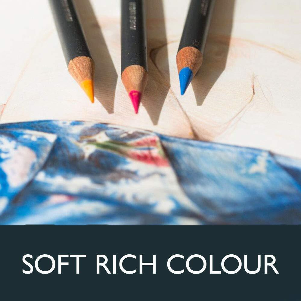 Derwent Procolour Colouring Pencils Wooden Gift Box Set, Drawing & Writing, Ideal For Colouring, Wax- Based, Professional Quality - 2302585 (Set Of 24)