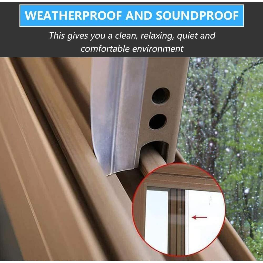 Gnanex Multi Purpose Door Tape For Seal And Window Sealing Tapes | Weather Strip Door Tape For Insects Bugs Cockroach, Sound Proof And Stop Air Door Window Sealing Adhesive Tape (3 Meter)
