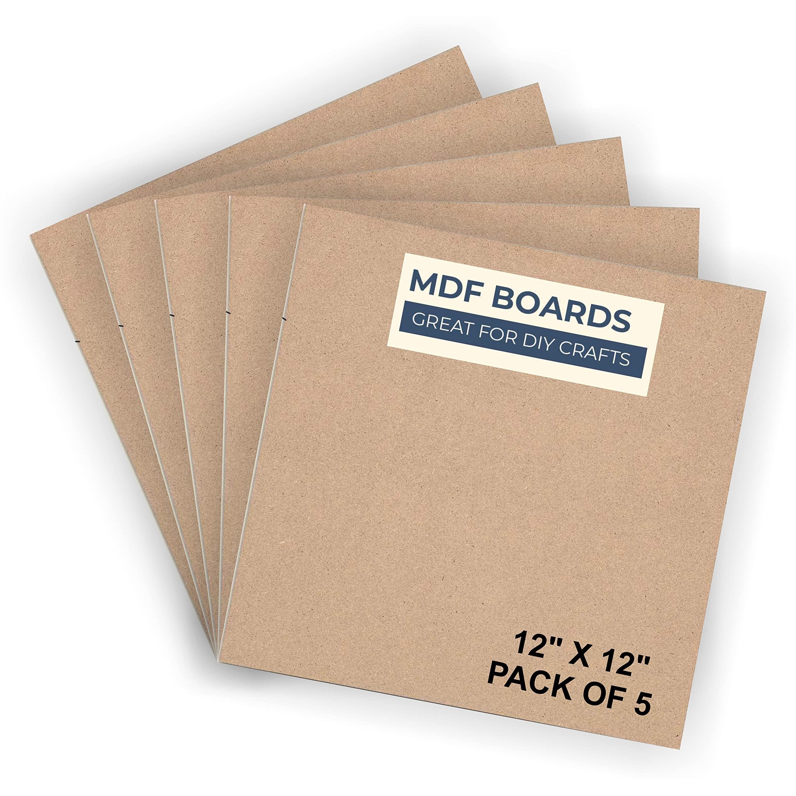 Variety Mdf 3.2Mm 12X12 Pack Of 5