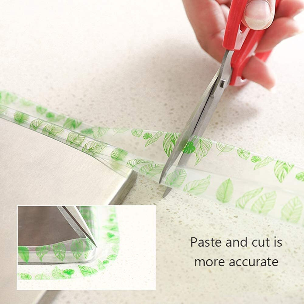Clematis Transparent Waterproof Caulk Tape, Self-Adhesive Sealing Strip, Gap Sealer For Kitchen Sink, Bathroom, Countertop, And More