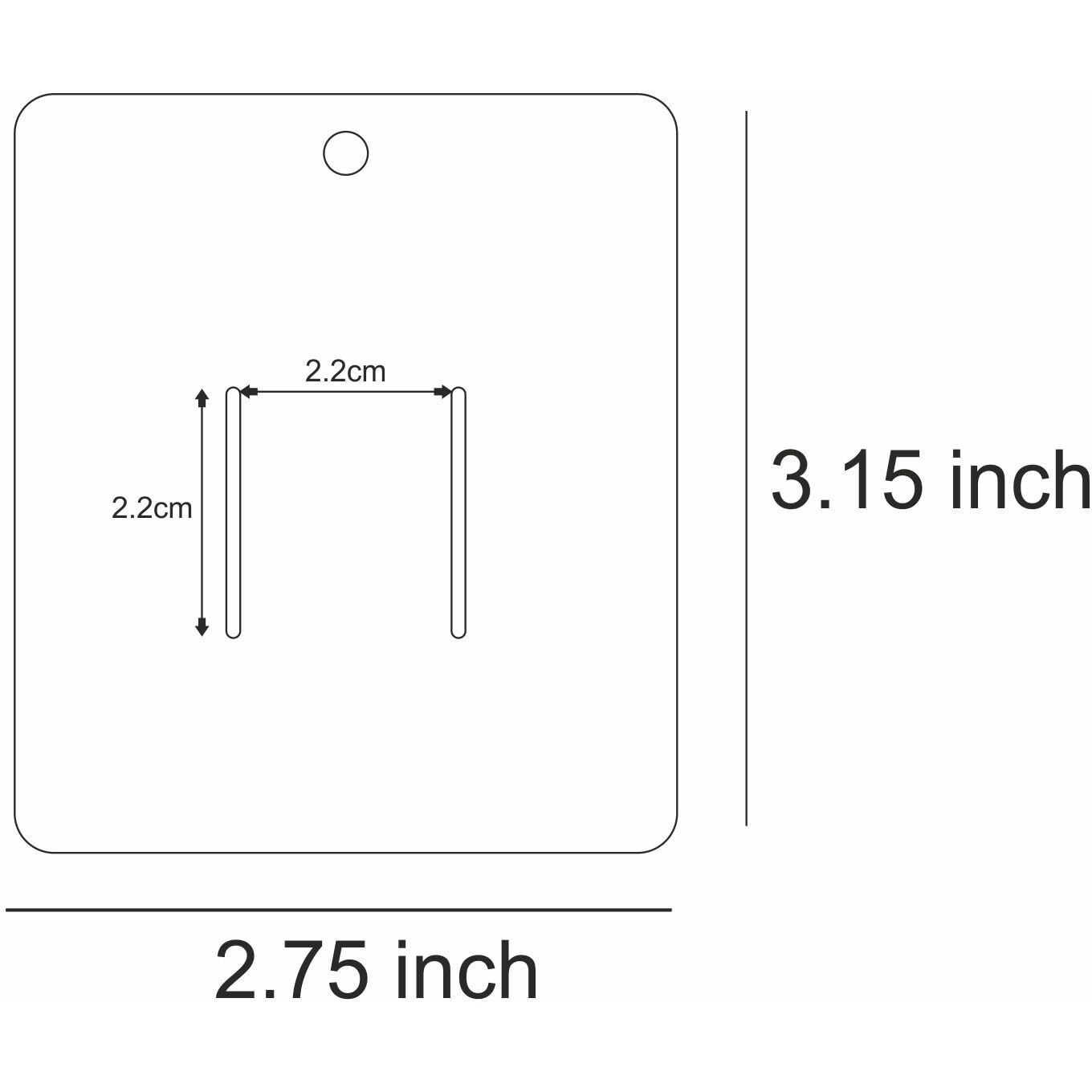 Zenomia White Paper Cardboard Hair Clip Claws Blank Cards Jewelry Display Bow Organizer Tags Holder Rectangle Paper Cardboard For Accessories Display (50Pcs) (3.15X2.75)