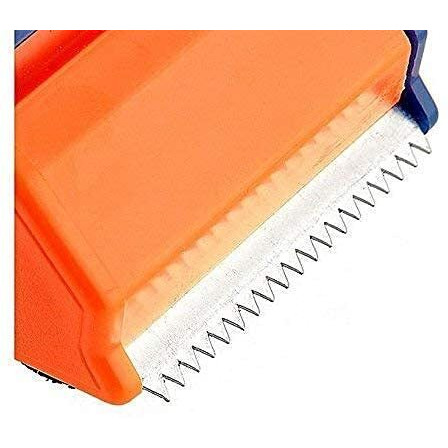 Dezzy 2 Inch Plastic Handy Packaging Tape Dispenser, Packaging Tape Cutter Machine, Packaging Boxes Roll Roller Cutter Parcel Cartoon Sealer, Packing Tool (Blue)